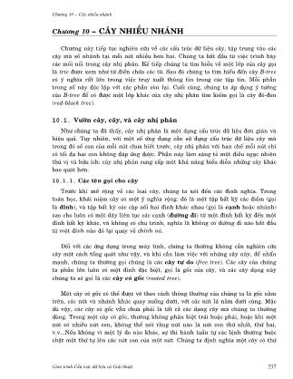 Giáo trình Cấu trúc dữ liệu và giải thuật - Phần 2: Các cấu trúc dữ liệu - Chương 10: Cây nhiều nhánh