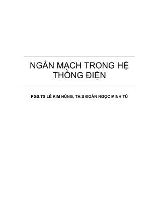 Giáo trình Ngắn mạch trong hệ thống điện - Lê Kim Hùng