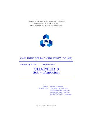 Tài liệu Cấu trúc rời rạc cho khoa học máy tính - Chapter 3: Set - Function