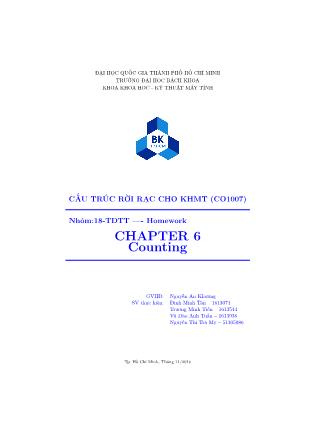 Tài liệu Cấu trúc rời rạc cho khoa học máy tính - Chapter 6: Counting