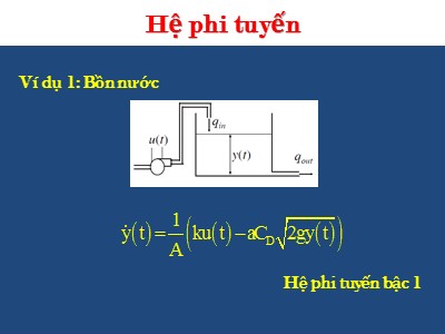 Bài giảng Cơ sở tự động - Chương 2: Mô hình toán học hệ thống liên tục - Nguyễn Đức Hoàng (Phần 4)