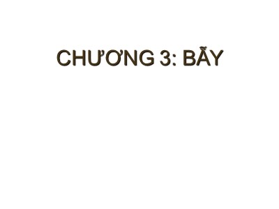 Bài giảng Địa chất dầu khí (Petroleum geology) - Chương 3: Bẫy dầu khí