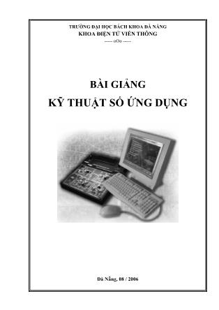 Bài giảng Kỹ thuật số ứng dụng - Chương 1: Đại số boole