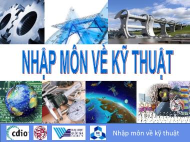 Bài giảng Nhập môn về kỹ thuật - Chương 8: Kỹ năng giao tiếp trong kỹ thuật