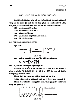 Giáo trình Mạch điện tử thông tin - Chương 9: Điều chế và giải điều chế số
