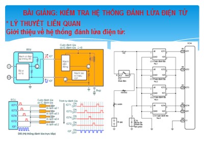 Bài giảng Cấu tạo cụm bô bin đánh lửa điện tử