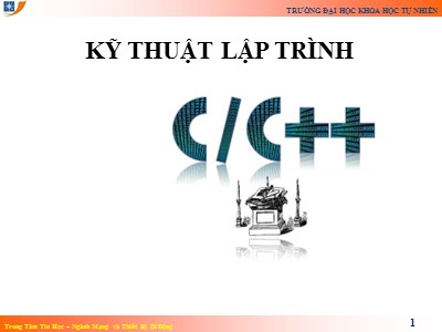 Bài giảng Nhập môn lập trình - Bài 5: Hàm (Chương trình con)