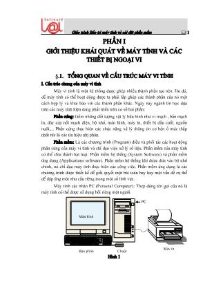 Giáo trình Bảo trì máy tính và cài đặt phần mềm