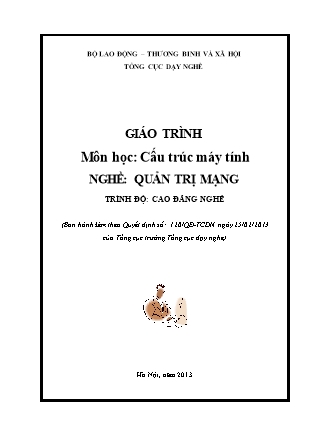 Giáo trình Cấu trúc máy tính - Trương Văn Hiền