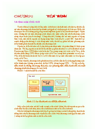Giáo trình Hệ điều hành - Chương 2: Tiến trình