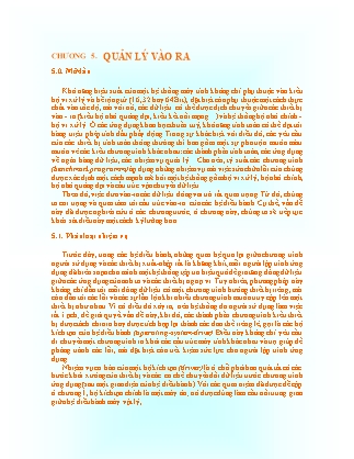 Giáo trình Hệ điều hành - Chương 5: Quản lý vào ra