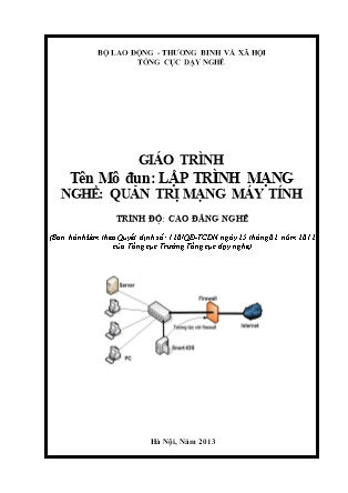Giáo trình Lập trình mạng - Hồ Viết Hà