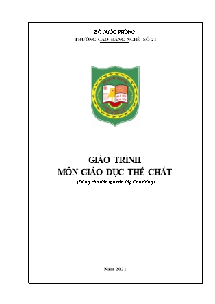 Giáo trình môn Giáo dục thể chất
