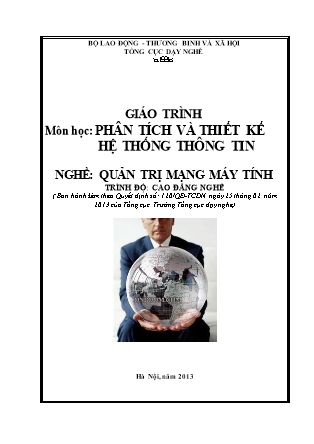 Giáo trình Phân tích và thiết kế hệ thống thông tin - Nguyễn Văn Hưng