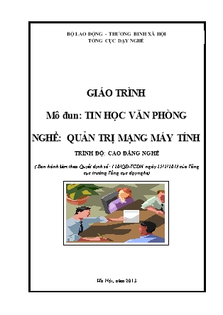 Giáo trình Tin học văn phòng - Đặng Xuân Như Ý