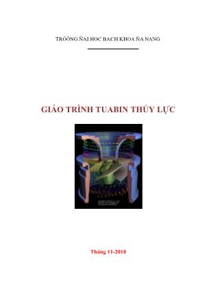 Giáo trình Tuabin thủy lực