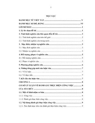 Luận văn Đánh giá thực hiện công việc tại Báo điện tử VTV News - Đài Truyền hình Việt Nam
