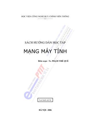 Sách hướng dẫn học tập Mạng máy tính - Phạm Thế Quế