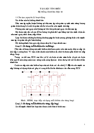 Tài liệu tìm hiểu: Hệ thống đánh lửa điện tử