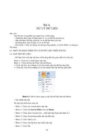 Bài giảng Microsoft Excel (Phần 2)