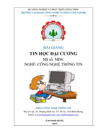 Bài giảng Tin học đại cương