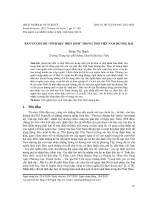 Bàn về chủ đề “tính dục hiện sinh” trong thơ Việt Nam đương đại