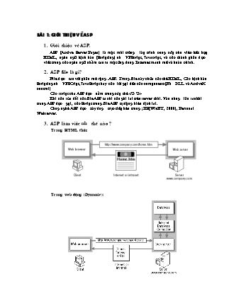 Giáo trình ASP