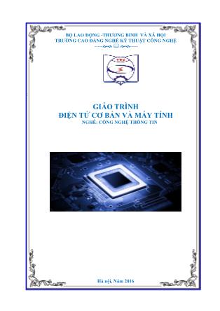 Giáo trình Điện tử cơ bản và máy tính (Phần 1)