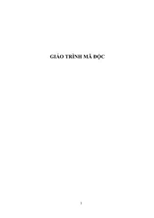 Giáo trình Mã độc (Phần 1)
