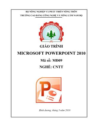 Giáo trình Microsoft Powerpoint 2010 - Nguyễn Thị Mai