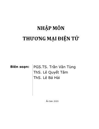 Giáo trình Nhập môn thương mại điện tử (Phần 1)