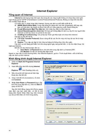 Hướng dẫn sử dụng Internet-Mail