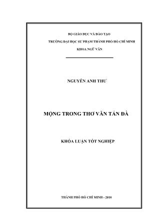 Mộng trong thơ văn Tản Đà