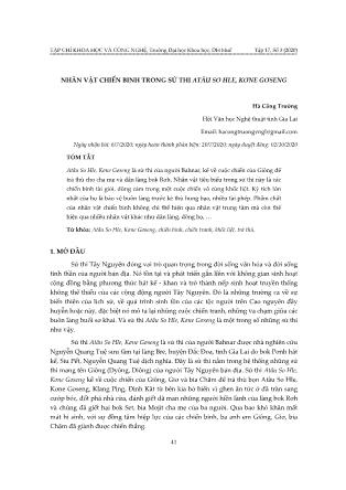 Nhân vật chiến binh trong sử thi Atâu So Hle, Kơne Gơseng