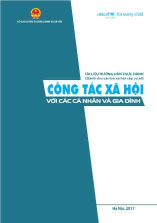 Tài liệu Công tác xã hội với các cá nhân và gia đình