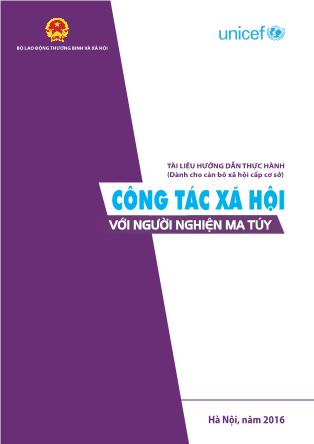 Tài liệu Công tác xã hội với người nghiện ma túy