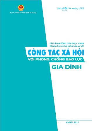 Tài liệu Công tác xã hội với phòng, chống bạo lực gia đình