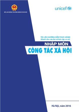 Tài liệu Nhập môn công tác xã hội