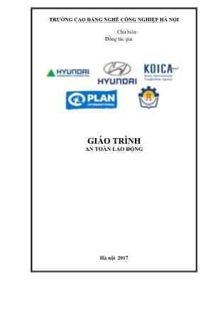 Giáo trình An toàn lao động - Nghề Công nghệ ô tô - Trường Cao đẳng nghề Công nghiệp Hà Nội
