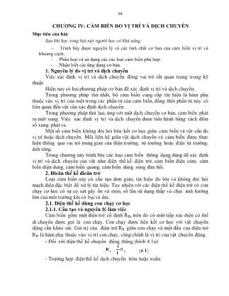 Giáo trình Cảm biến (Phần 2) - Trường Cao đẳng nghề Đắk Lắk