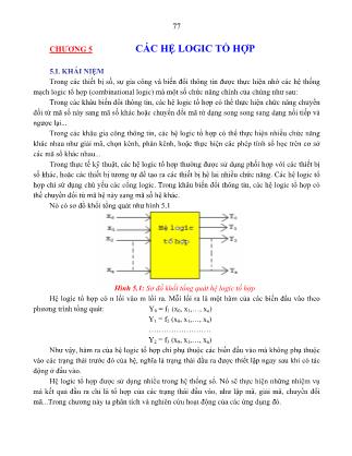 Giáo trình Điện tử Vi mạch, điện tử số (Phần 2) - Trường Đại học Sư phạm Huế