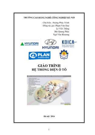 Giáo trình Hệ thống điện ô tô - Trường Cao đẳng nghề Công nghiệp Hà Nội