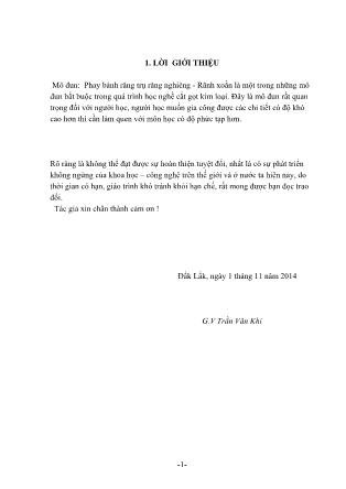 Giáo trình Mô đun 36: Phay bánh răng trụ răng nghiêng, rãnh xoắn - Nghề Cắt gọt kim loại