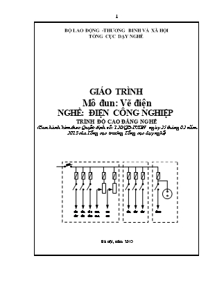 Giáo trình Mô đun Vẽ điện - Nghề Điện công nghiệp