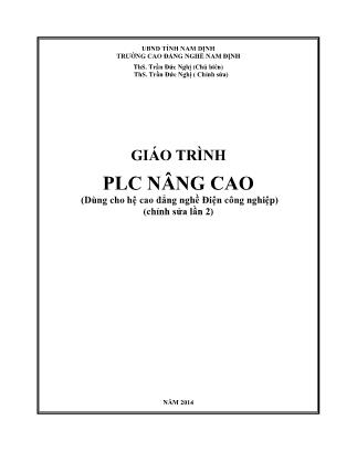Giáo trình PLC nâng cao (Phần 1) - Trường Cao đẳng nghề Nam Định