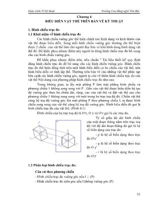 Giáo trình Vẽ kỹ thuật (Phần 2) - Trường Cao đẳng nghề Yên Bái